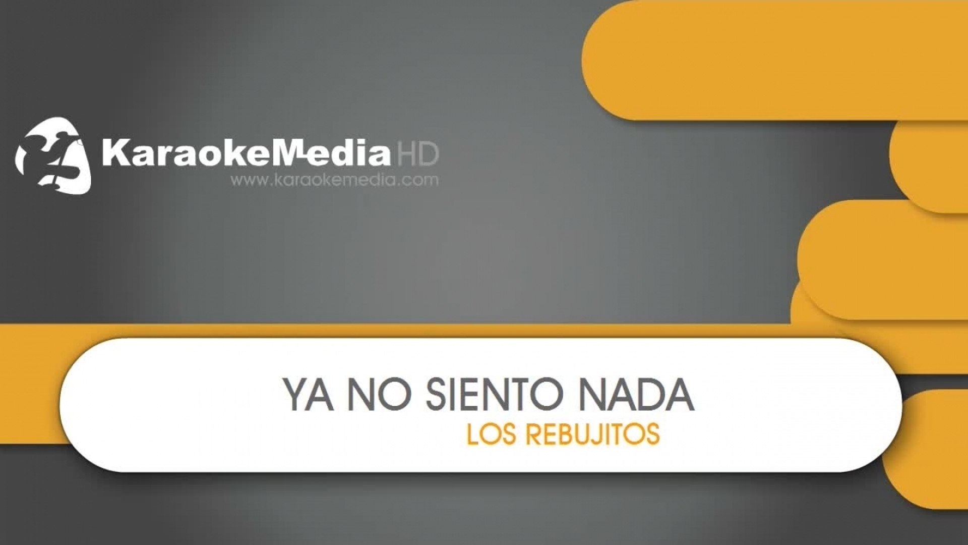 Ya No Siento Nada - Los Rebujitos - KARAOKE HQ - video Dailymotion