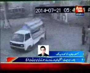 Peshawar: AbbTakk News received CCTV footage of deadly cylinder explosion