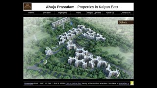 Ahuja Prasadam offers 1.5, 2, 3 BHK Apartments in Kalyan East