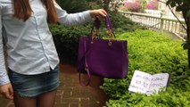 Purple Michael Kors Handbags Outside For Sale Review