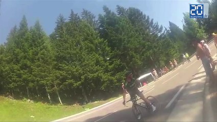Tour de France: Voeckler s'en prend à un spectateur qui le hue