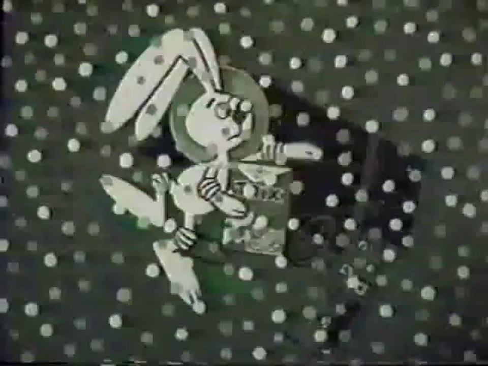 Vintage Trix Rabbit in space Cereal TV Commercial