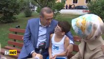 Başbakan Erdoğan'a sarılarak hayallerimi gerçekleştirdin diyen çocuk