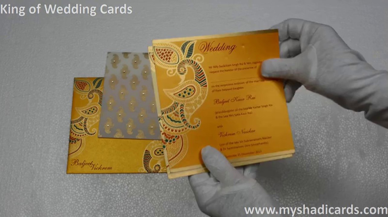Non Religious Cards l Non Religious Wedding Cards- 7525