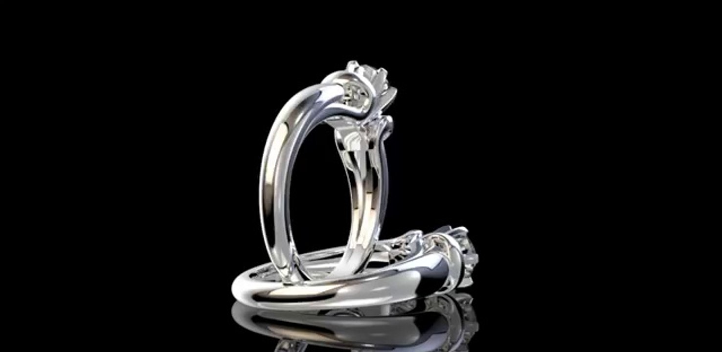 18k Gold and Diamond Ring - GJR1007 - Myglitzjewels.com - YouTube [360p]