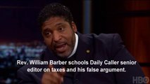 Rev. William Barber schools Daily Caller senior editor on taxes and his false argument. 