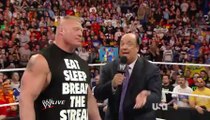 Paul Heyman/Brock Lesnar Promo (Raw 04.07.2014)