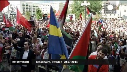 Stockholm demonstrates in support of Palestine