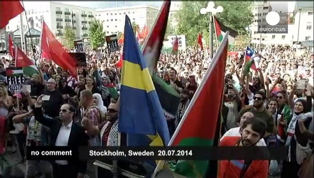 Stockholm demonstrates in support of Palestine