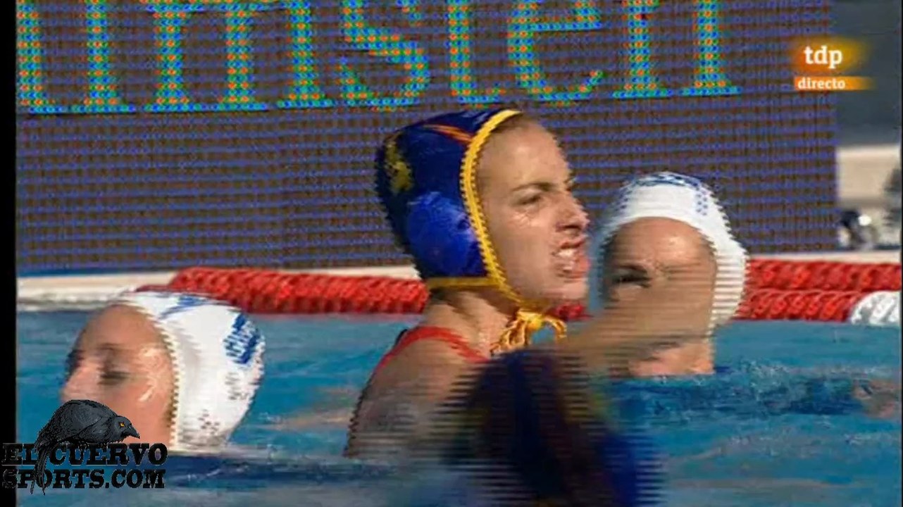 Italy 8 Spain 11 European women Champ Budapest 2014 Day 4 21.7.14 water polo