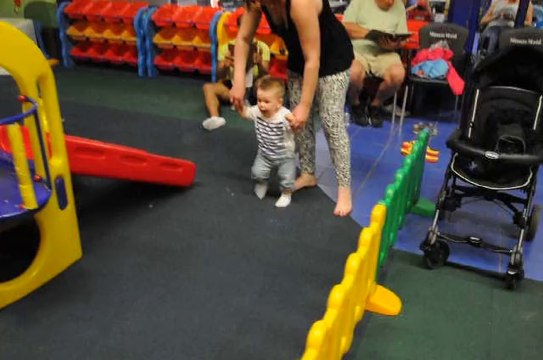 Timéo fait ses premiers pas