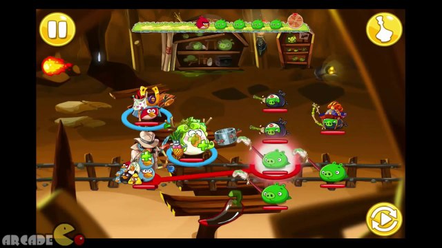 Angry Birds Epic NEW Boss Red Birds - CAVE 5 Burning Plain Level 3