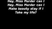AFI - Miss Murder (Lyrics)