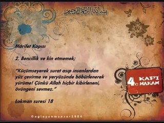 ALEVİ İSLAM İNANCINDA DÖRT KAPI KIRK MAKAM