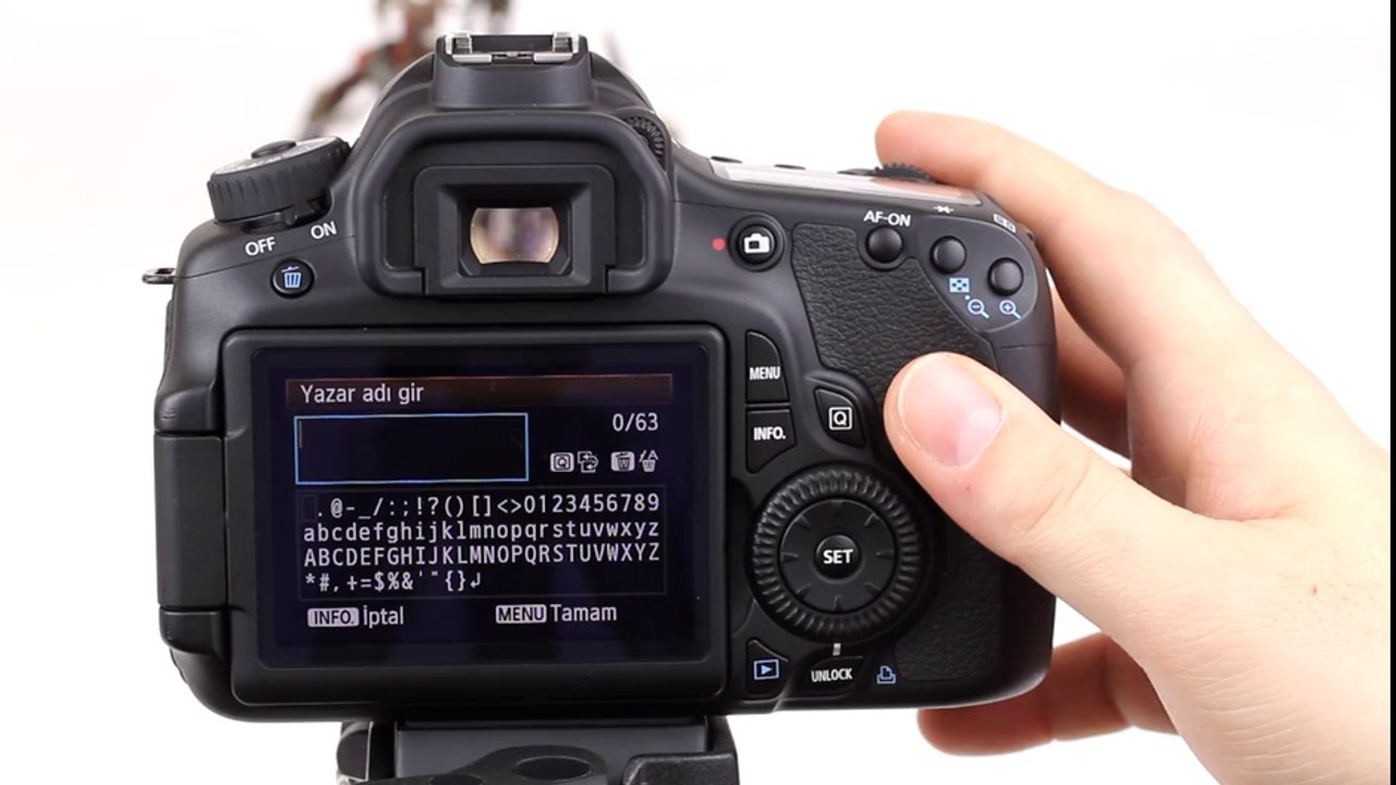 Canon EOS 60D çekim ayarları