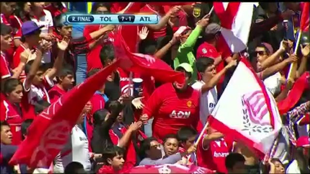 Toluca 7-1 Atlante - Liga MX Apertura 2013 - Jornada 12