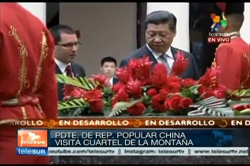 Llega Xi Jinping a rendir homenaje a Hugo Chávez