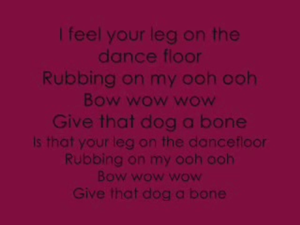 Bodyrox ft Chipmunk & Luciana - Bow Wow Wow (Lyrics)