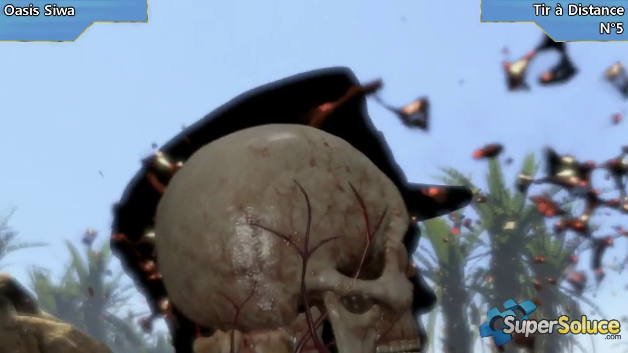 Sniper Elite III - Emplacement du Tir à Distance de la mission Oasis Siwa