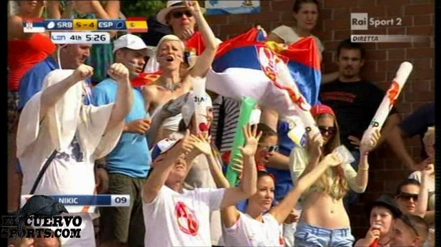 Serbia 8 Spain 6 European Champs Budapest 2014 Day 5 21.7.14 water polo