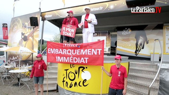 Le rêve de sa vie, c'est la caravane publicitaire du Tour de France