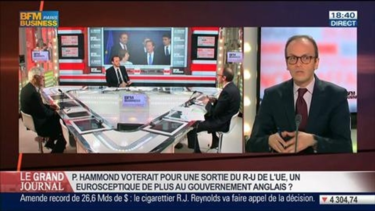 Hervé Juvin et Benaouda Abdeddaïm, dans Le Grand Journal – 21/07 3/7