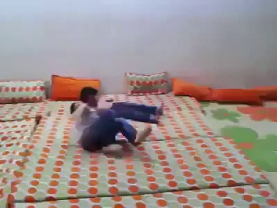 Funny Wrestling - Arab Kids Wrestling in Room