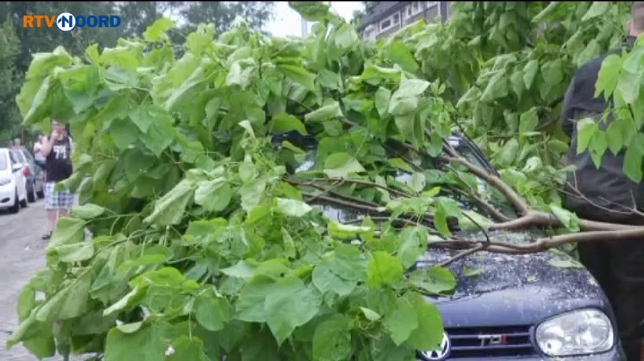 Overlast in de provincie door zware buien - RTV Noord