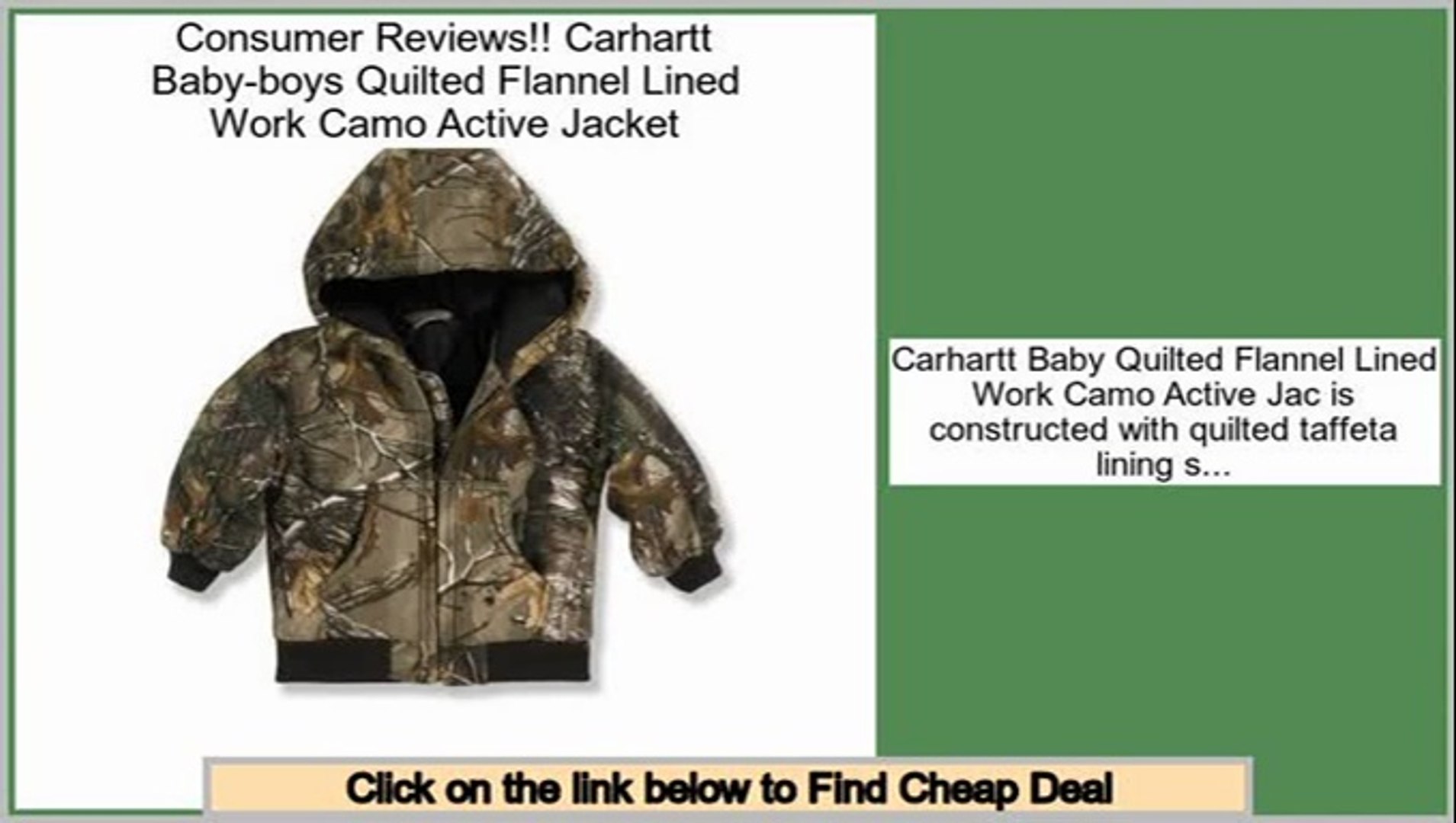 carhartt jacket baby boy