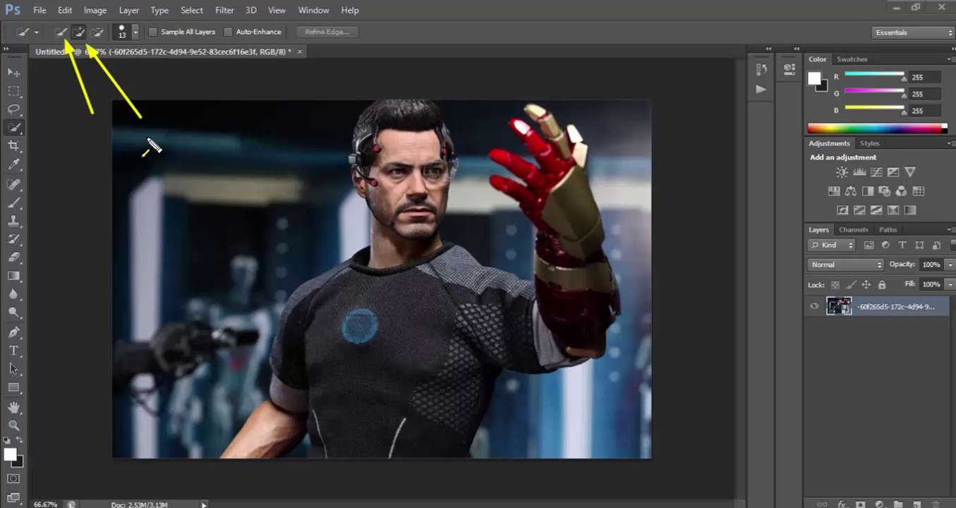 Photoshop Tutorial - Transparent Background