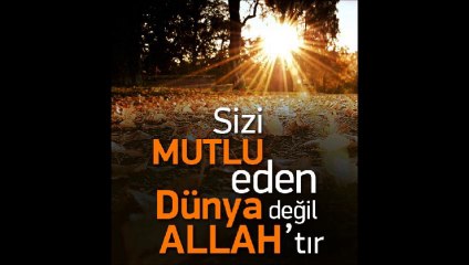 Sözü düşmez ALLAH diyenin Paramparça olsa bedenin Rabbin var senin