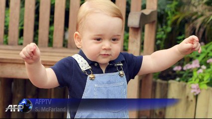 Prince George celebrates his first birthday