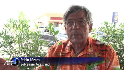 Sobrevivientes despiden al Costa Concordia