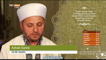 Download Video: Ali Keleş Ahzab suresi Ramazan 2014