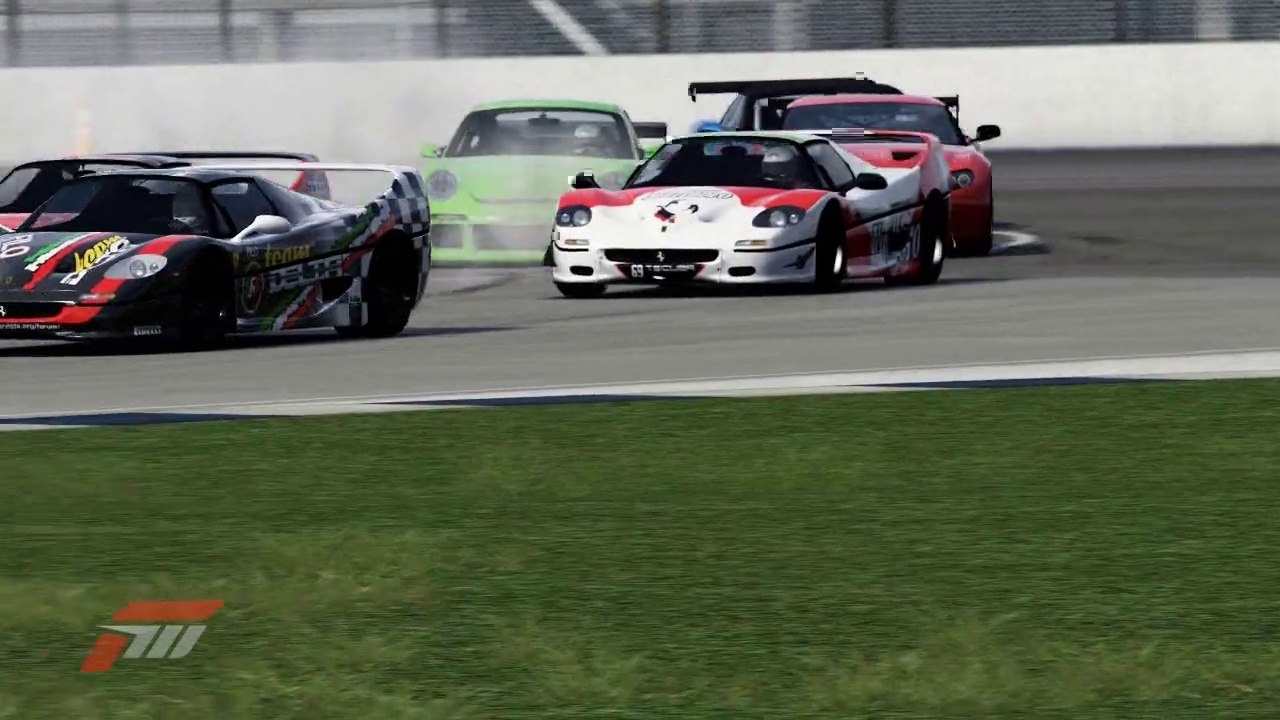 Indianapolis GP Race with Ferrari F50 and supercars - Anarchy in the UK - Sex Pistols Remix - part 98 HD