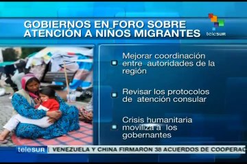 Gobiernos de 5 países reunidos en Foro de atención a niños migrantes