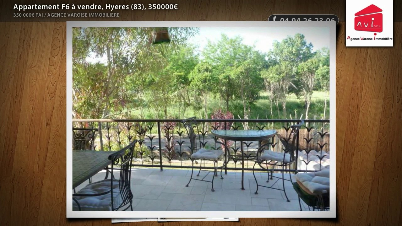 Appartement F6 à vendre, Hyeres (83), 350000€