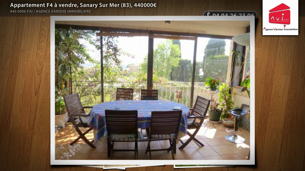 Appartement F4 à vendre, Sanary Sur Mer (83), 440000€