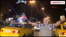 Taksicilerden İsrail Başkonsolosluğu Önünde Eylem
