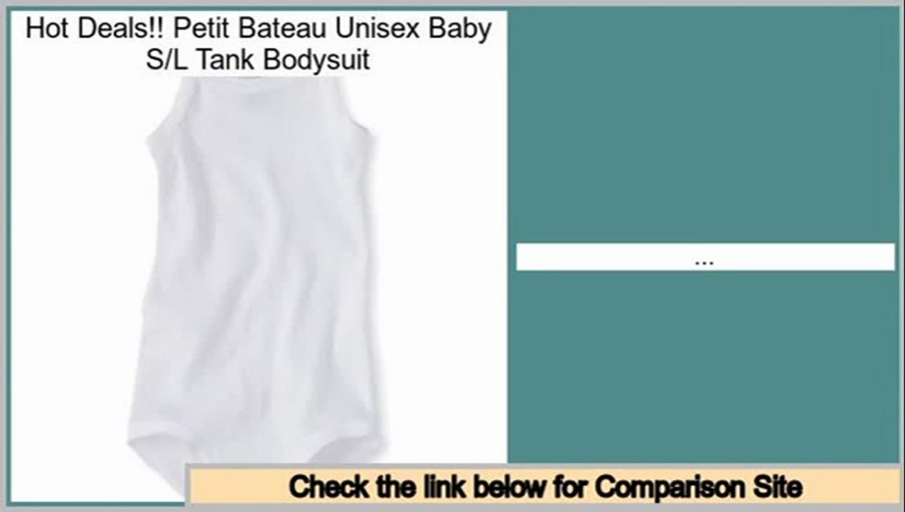 Last Minute Petit Bateau Unisex Baby S/L Tank Bodysuit