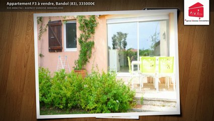 Appartement F3 à vendre, Bandol (83), 335000€