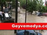 Geyve Karaçay deresi Sel Görüntüleri -Geyvemedya-2014