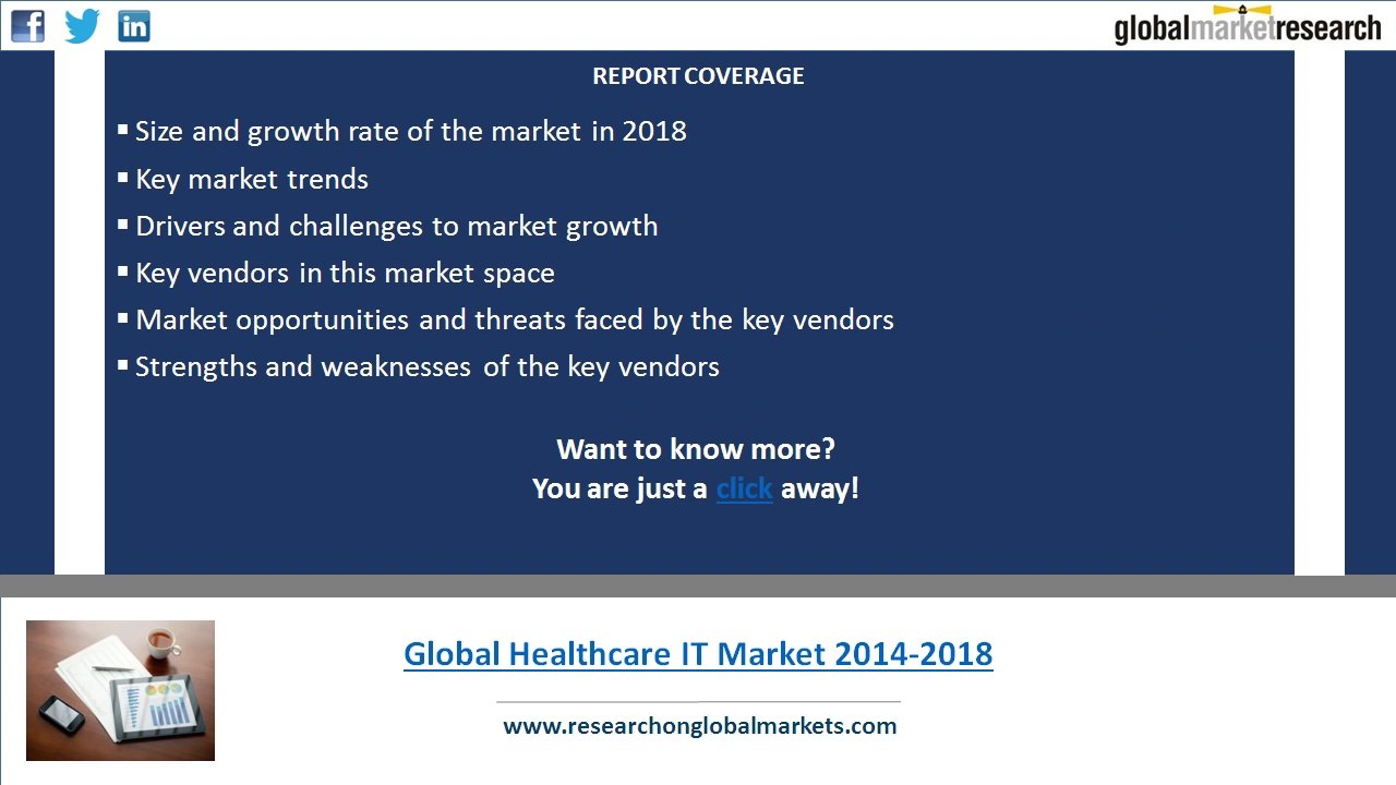 Increased demand for better healthcare delivery systems drives the healthcare IT industry