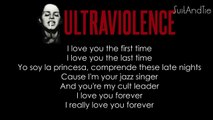 Lana del Rey -  Ultraviolence  ( Lyrics Video )