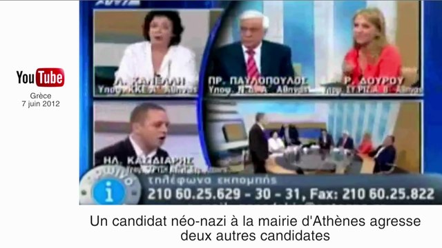 Quand les débats télévisés dégénèrent en bagarres - Le Zapping insolite