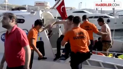 Suriyeli kaçakları taşıyan tekne battı: 1 ölü -