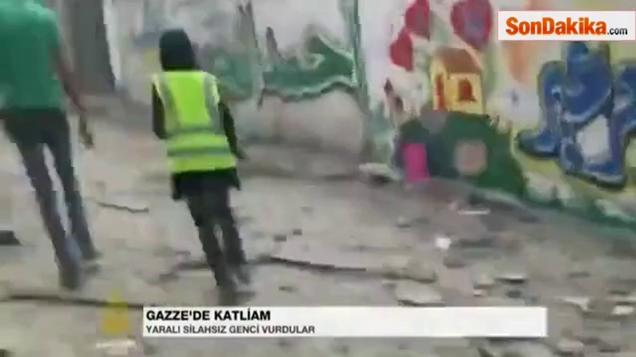 Gazzeli Genç Ailesini Ararken Keskin Nişancılar Tarafından Vuruldu