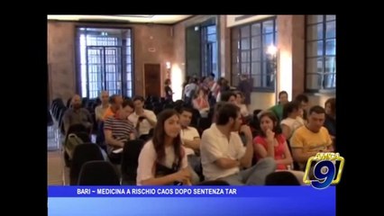 Download Video: BARI | Medicina a rischio caos dopo sentenza TAR