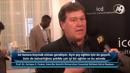 Prof. Dr. Enrique S. Pumar, Amerika Katolik Üniversitesi Sosyoloji Bölümü Kürsü Başkanı