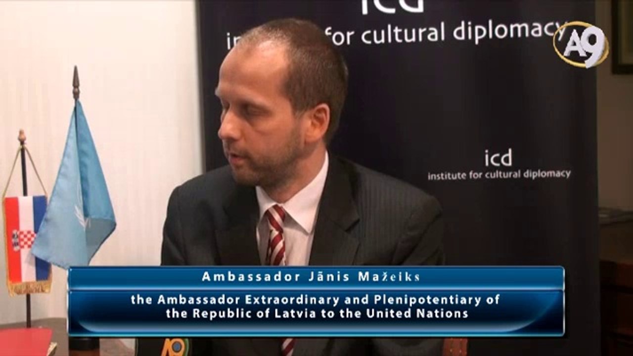 Janis Mazeiks, the Ambassador Extraordinary and Plenipotentiary of the Republic of Latvia to the United Nations